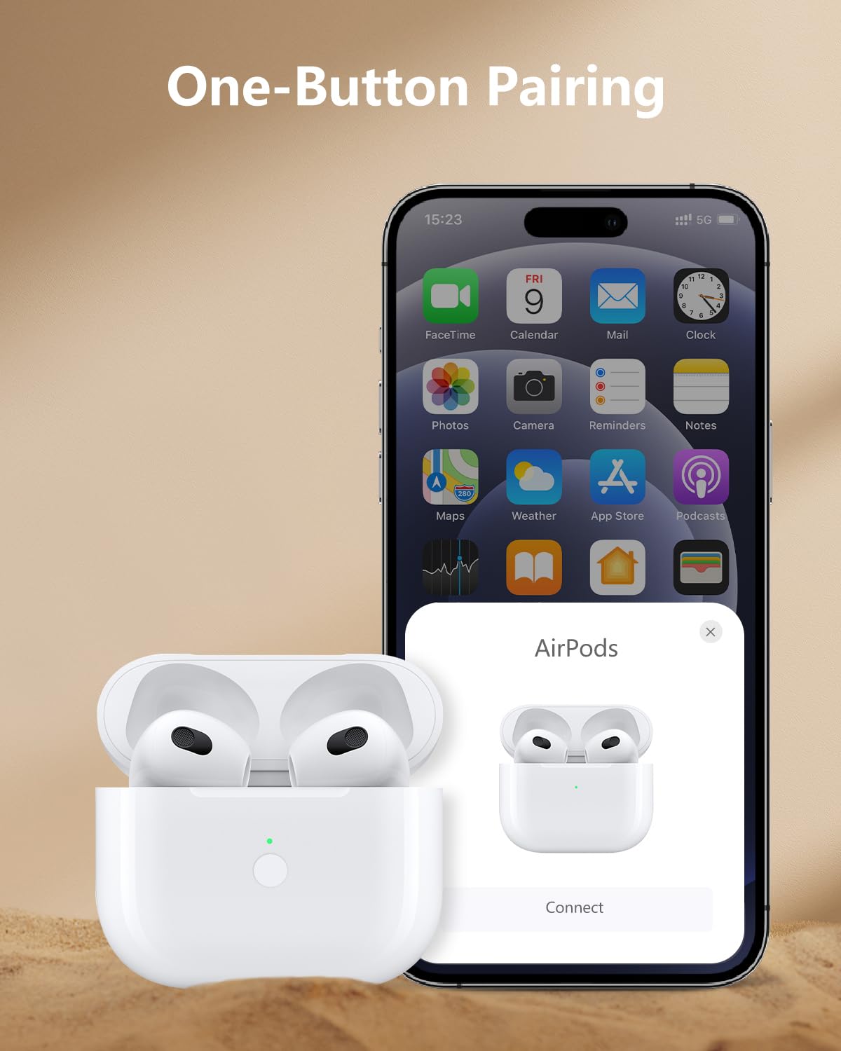 Apple AirPods 第3世代(WirelessChargingCase) Personalized spatial audio with Apple AirPods (3rd Generation).
